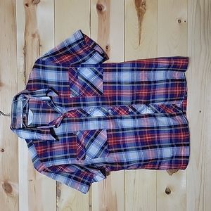 Retro mens plaid shirt